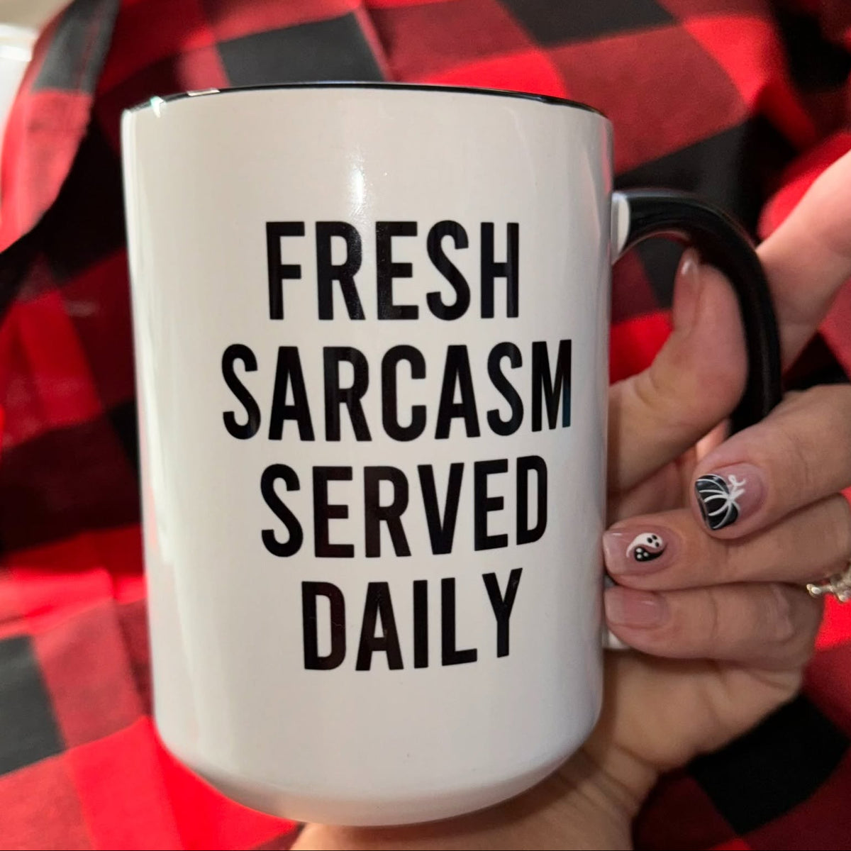 Fresh Sarcasm Served Daily – 15 oz Ceramic Mug