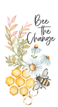 Bee Theme Waffle Weave Tea Towels