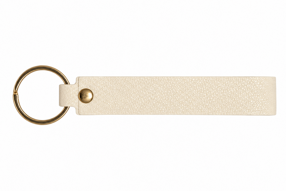 Personalized Leatherette Keychain Wristlet