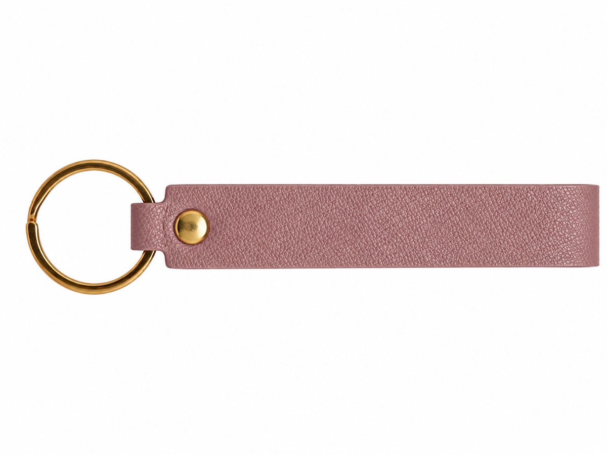 Personalized Leatherette Keychain Wristlet