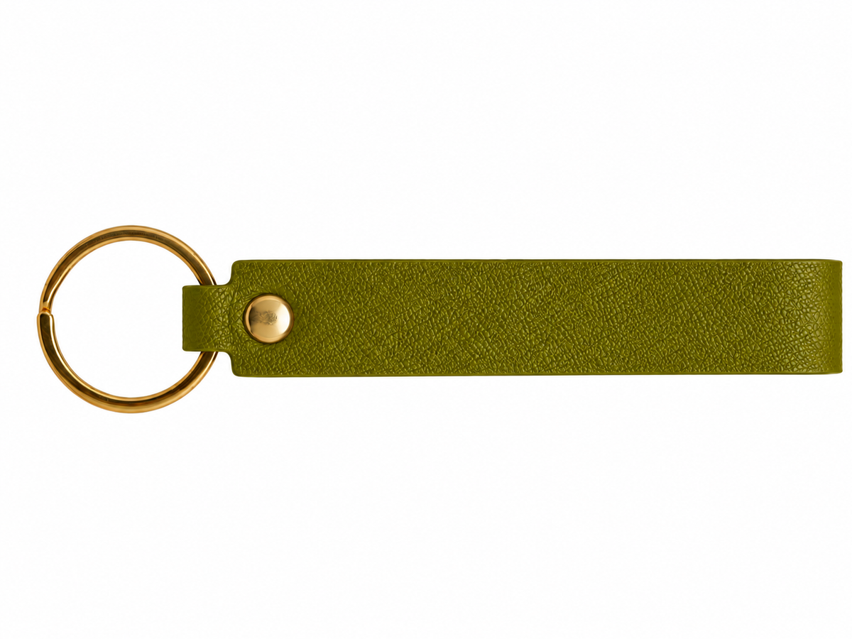 Personalized Leatherette Keychain Wristlet