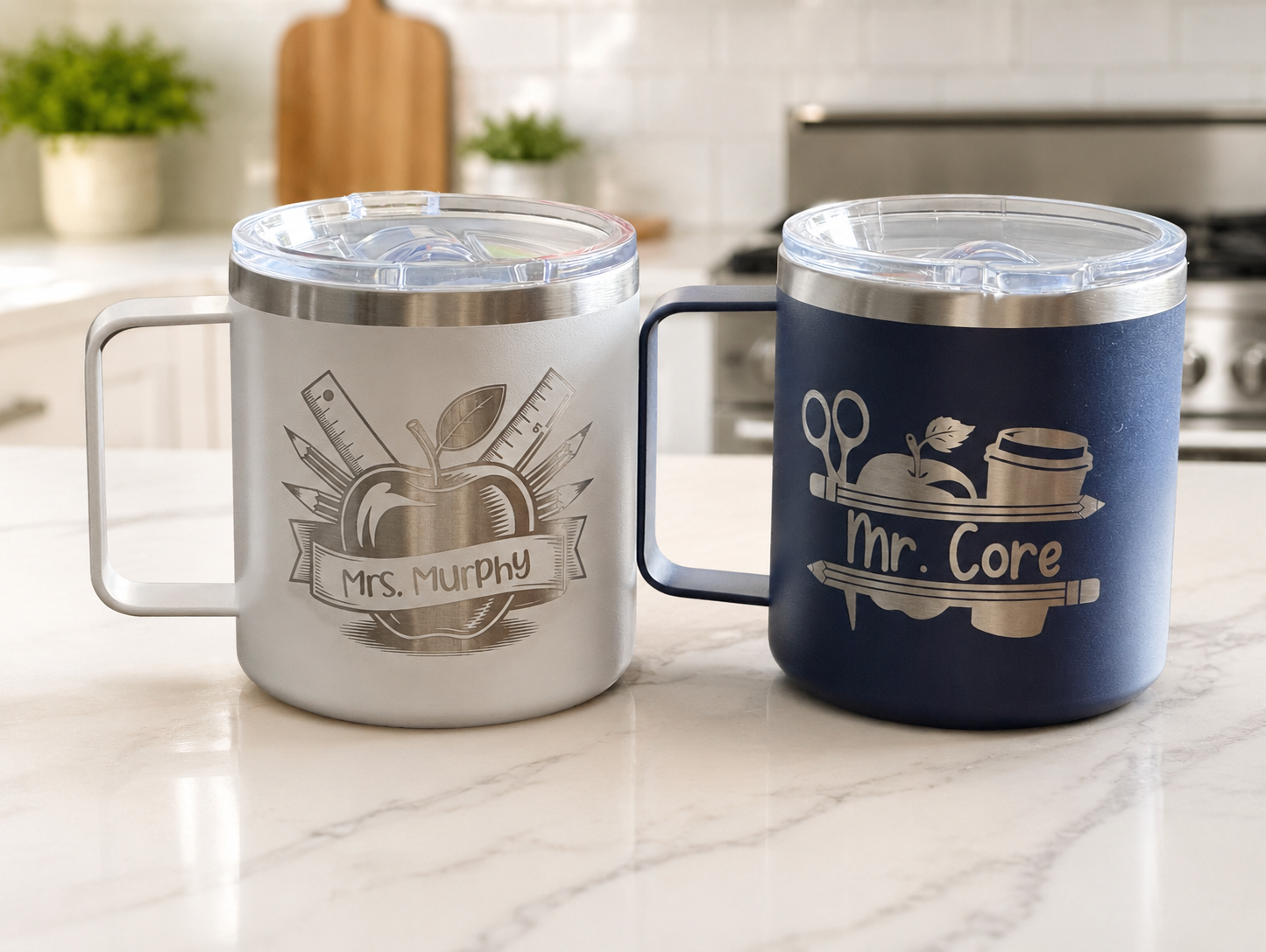 Stainless Steel Insulated Mug with Handle