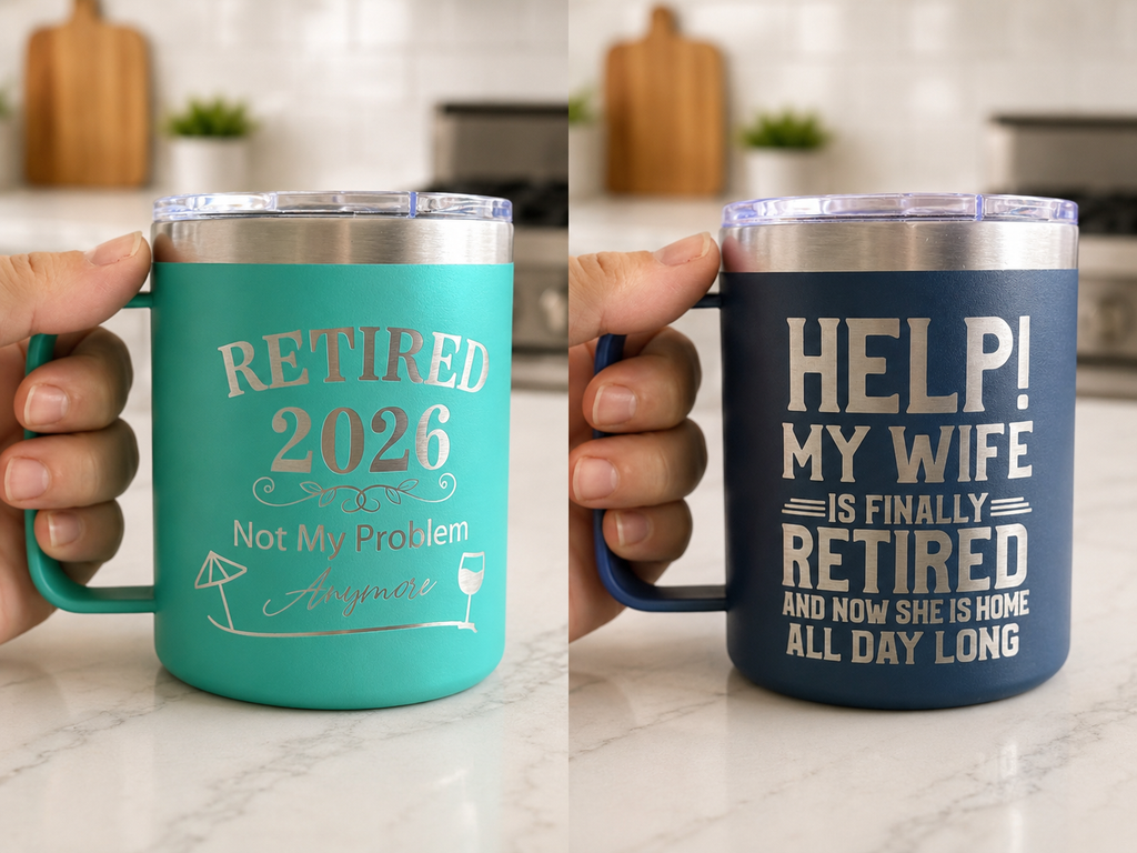 Stainless Steel Insulated Mug with Handle