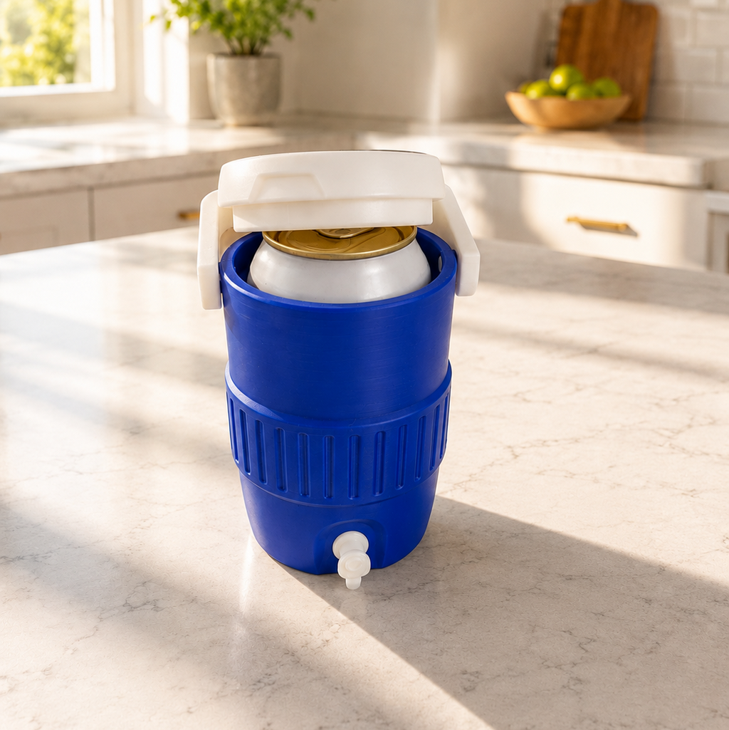 Customizable 3D Printed Can Cooler