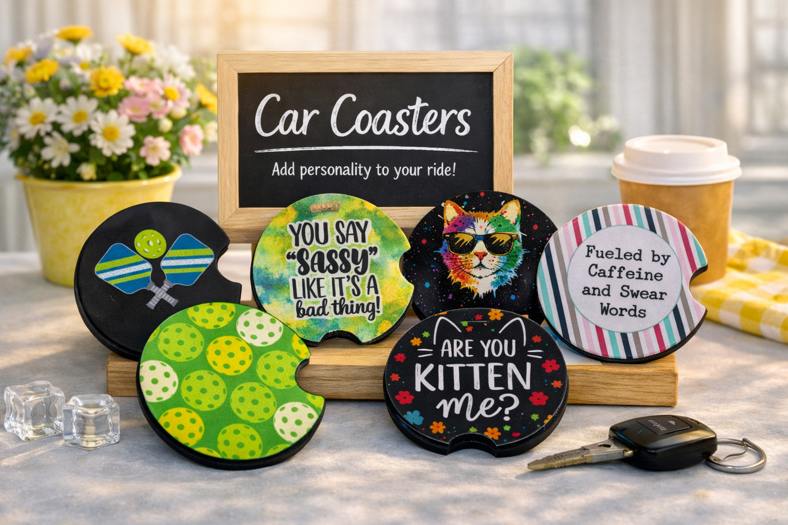 Car Cup Coasters