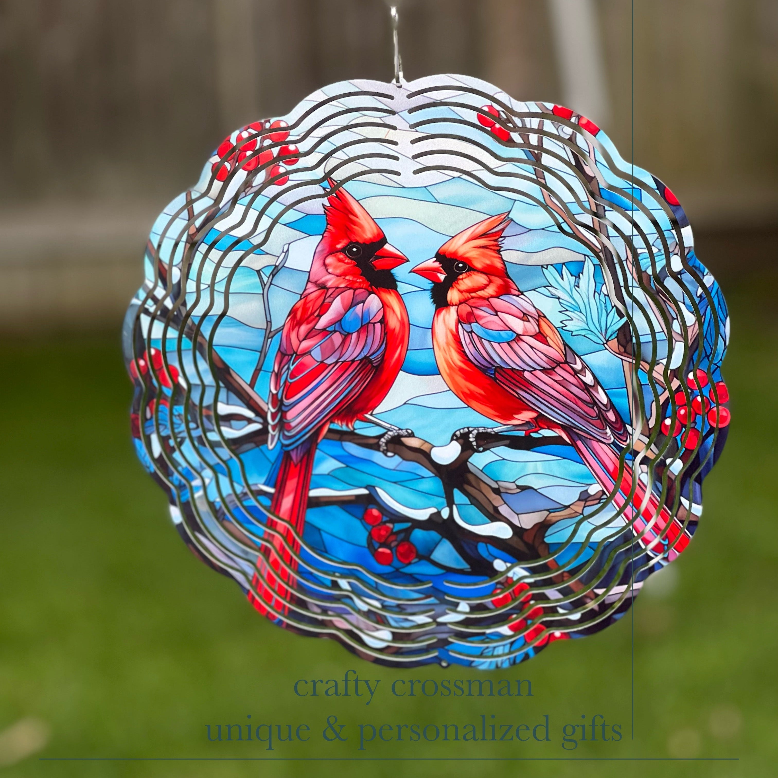 Cardinal Wind Spinner