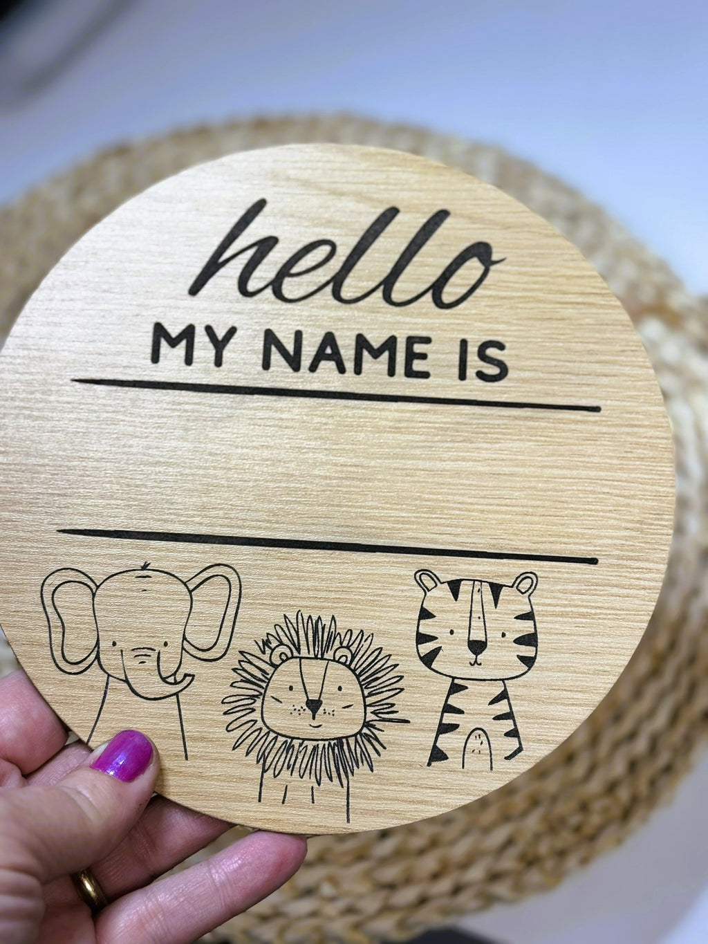 Baby Arrival Announcement Sign