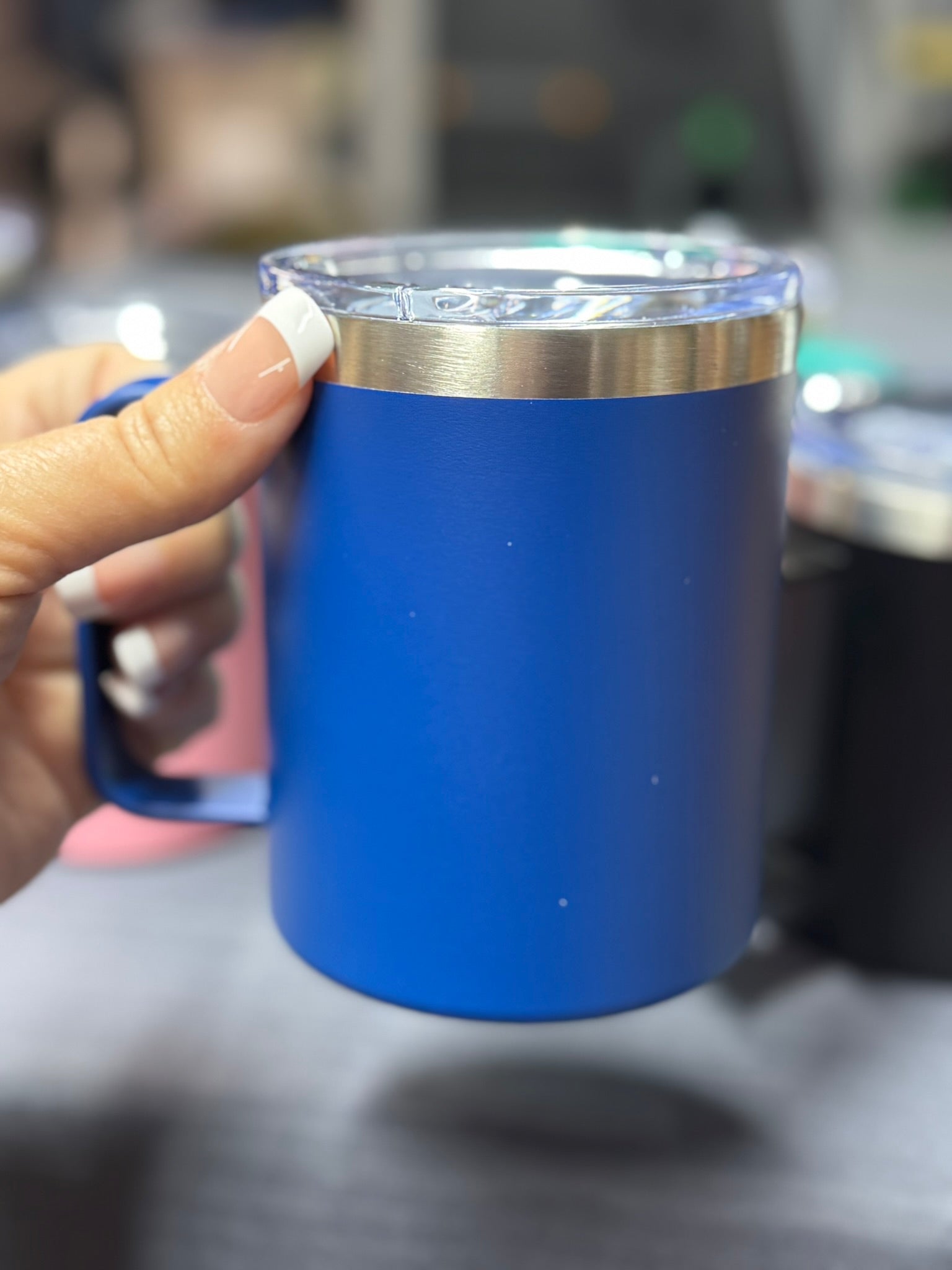 Stainless Steel Insulated Mug with Handle