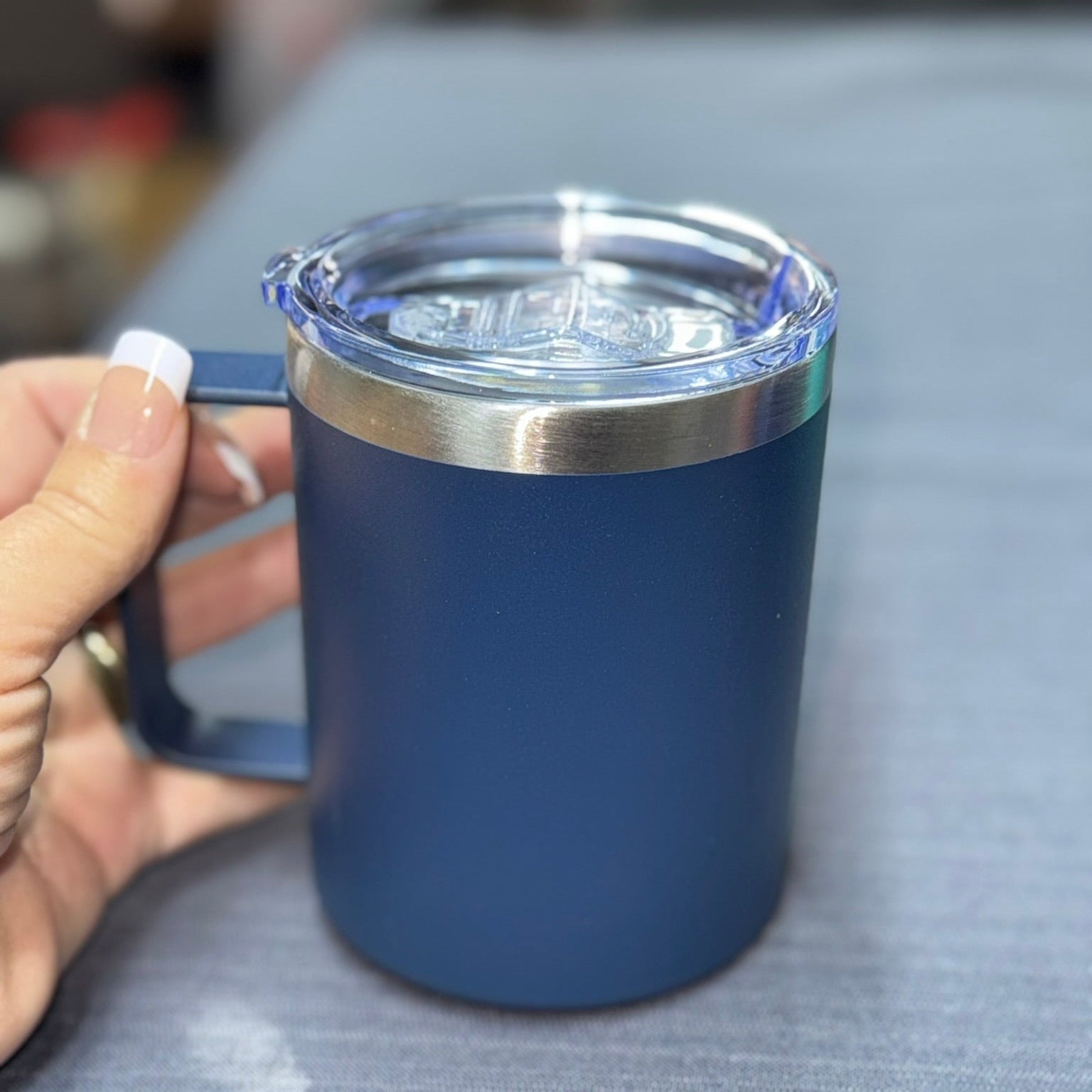 Stainless Steel Insulated Mug with Handle