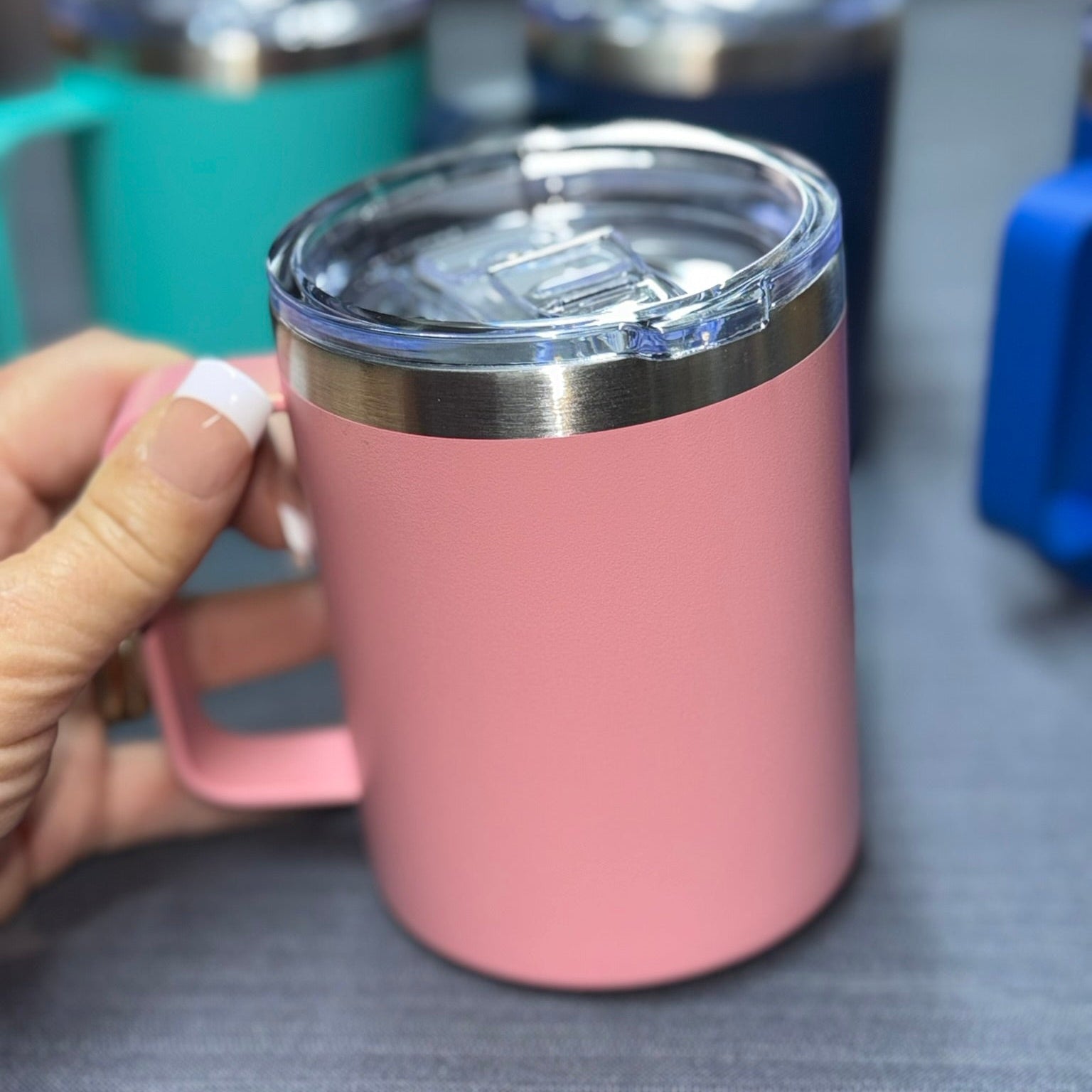 Stainless Steel Insulated Mug with Handle