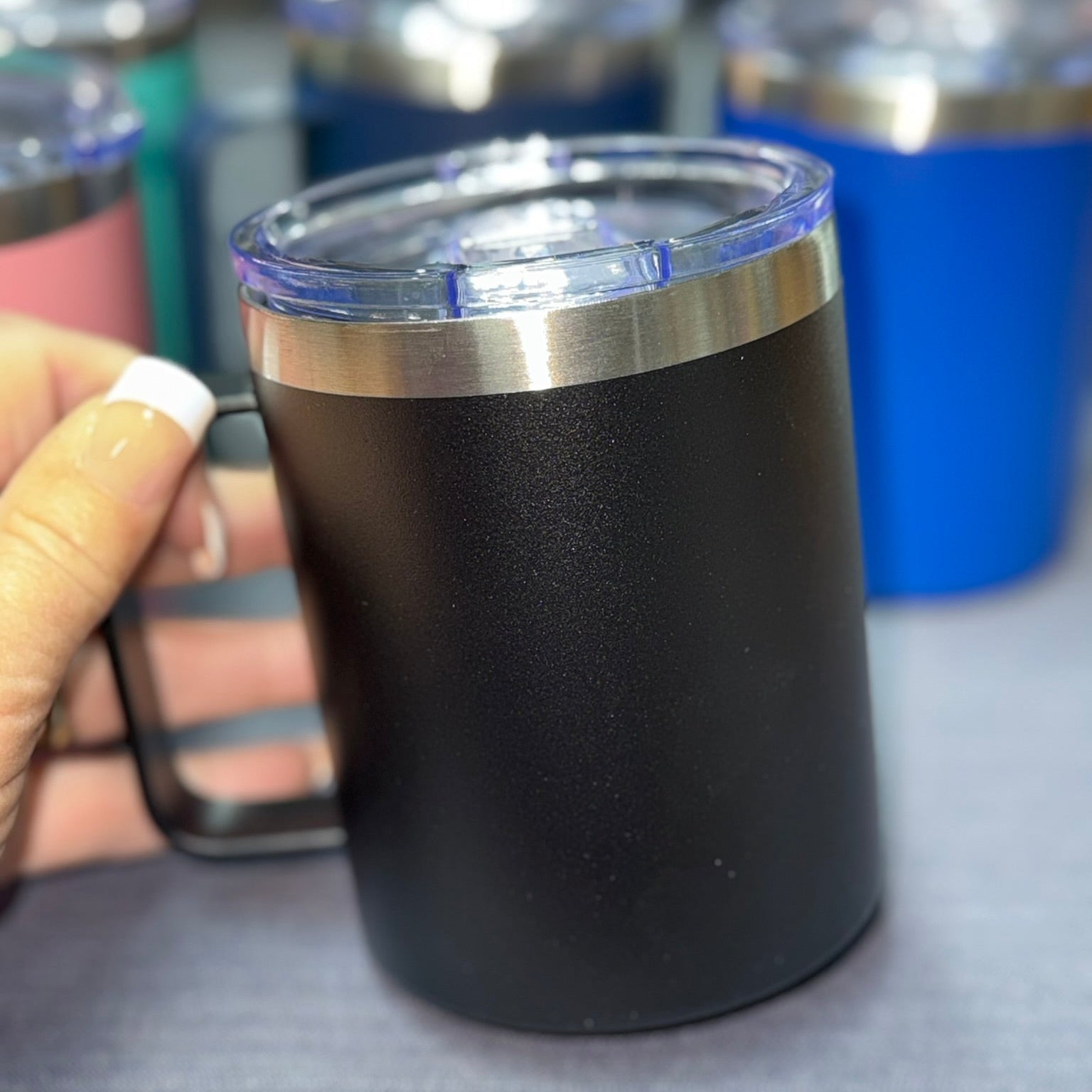 Stainless Steel Insulated Mug with Handle