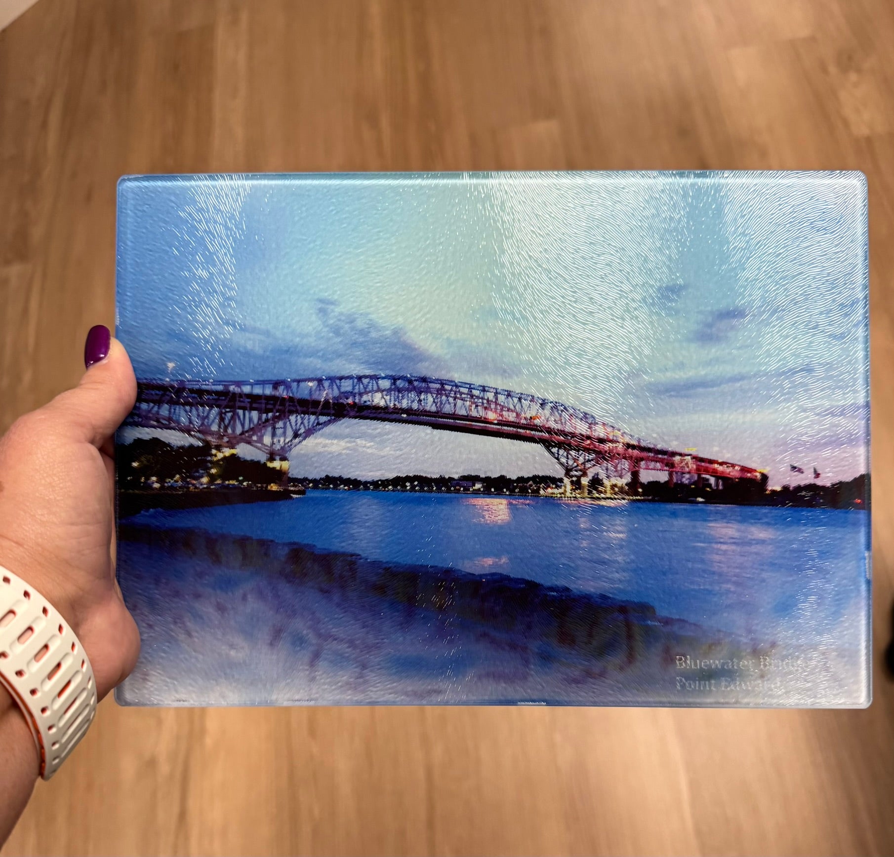 Rectangular Tempered Glass Cutting Board