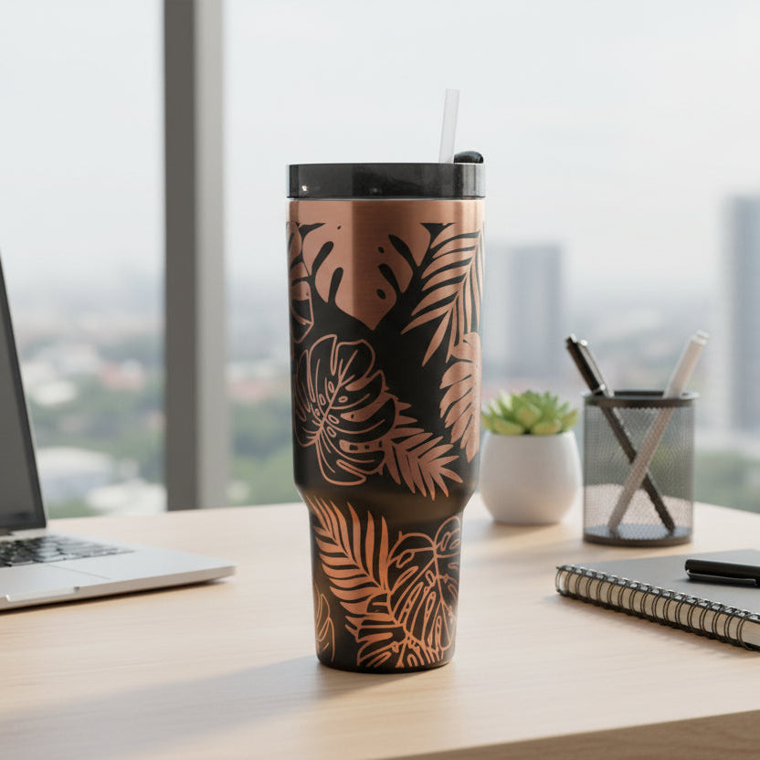 Monster Leaf Laser Engraved