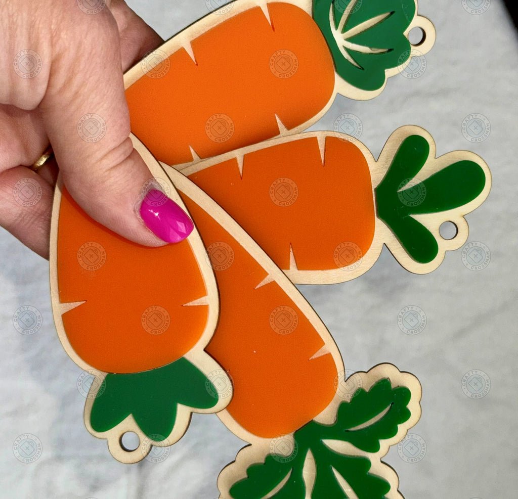 Carrot Easter Basket Tag