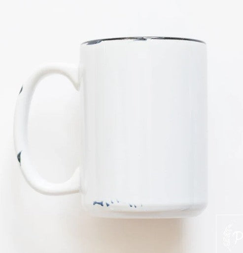 Promoted to Grandma Rustic Mug – 15 oz Ceramic Pregnancy Announcement Gift
