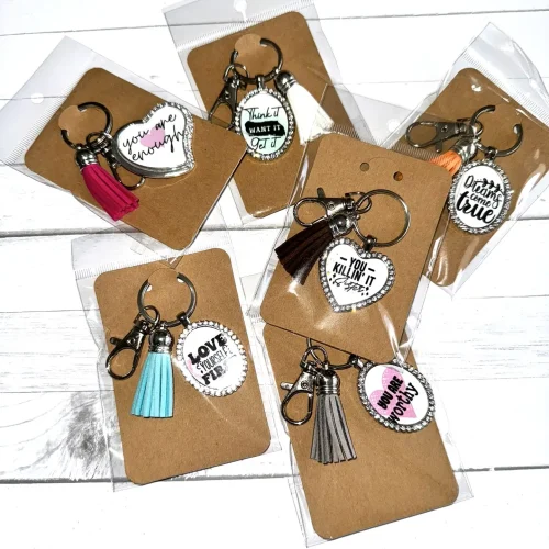 Affirmation Key Chains